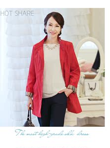 中年女士风衣_中年女士春节加厚风衣(2)