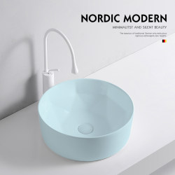 Countertop Basin Ceramic Wash Basin Wash Basin Home Art Basin Simple European Diamond Sky Blue Basin Bathroom Countertop Basin Ceramic Wash Basin Wash Basin Home Art Basin Simple European Diamond Sky Blue Basin Bathroom
