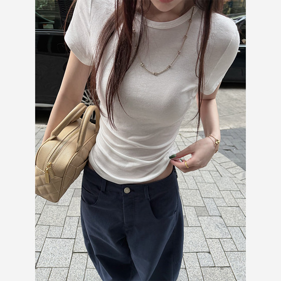 Here yaya shop must-in paper for men soft acetic acid mulberry silk tentacle round neck T-shirt for women
Here yaya shop must-in paper for men soft acetic acid mulberry silk tentacle round neck T-shirt for women