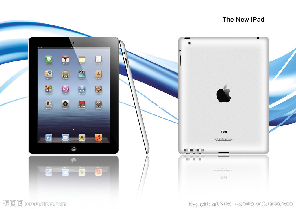 ipad3代2手 apple/苹果 new ipad(16g)wifi版 4g ipad