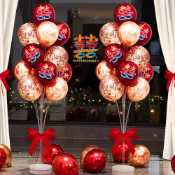 Wedding Balloon Decoration Set, Engagement Living Room, Wedding Room Column Decoration, New House Aisle Decoration, Wedding Supplies Collection Wedding Balloon Decoration Set, Engagement Living Room, Wedding Room Column Decoration, New House Aisle Decoration, Wedding Supplies Collection