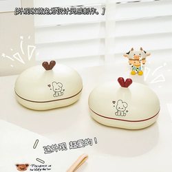 Soap Dish 2025 New Model Household Double-Layer Soap Dish with Lid Large Draining Cartoon Bathroom Soap Holder Soap Dish 2025 New Model Household Double-Layer Soap Dish with Lid Large Draining Cartoon Bathroom Soap Holder