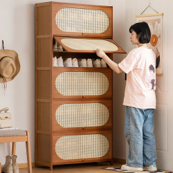 For Home Shoe Cabinet Doorway Dust-proof Shoe Rack Entrance Large Capacity Storage Cabinet Integrated Wall-leaning Multi-layer Storage Cabinet For Home Shoe Cabinet Doorway Dust-proof Shoe Rack Entrance Large Capacity Storage Cabinet Integrated Wall-leaning Multi-layer Storage Cabinet