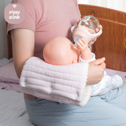 Piglet Grunting Baby Lightweight Pure Cotton Gauze Nursing Pillow, Removable and Washable, Multifunctional Fleece-Lined Arm Pillow, Double-Sided Use Piglet Grunting Baby Lightweight Pure Cotton Gauze Nursing Pillow, Removable and Washable, Multifunctional Fleece-Lined Arm Pillow, Double-Sided Use