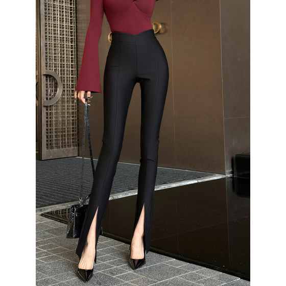 XULU original Roman cloth high waist slim small feet slit pencil pants stretch slim and versatile casual trousers
XULU original Roman cloth high waist slim small feet slit pencil pants stretch slim and versatile casual trousers
