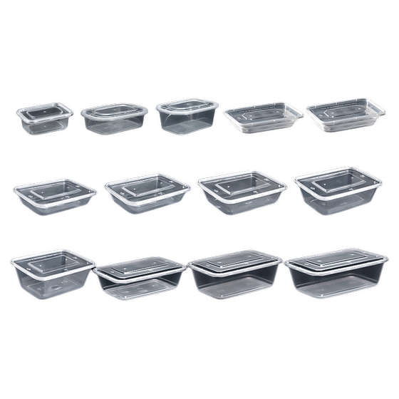Disposable lunch box 750/1000ml rectangular takeaway packaging box commercial plastic transparent fast food thickened lunch box
Disposable lunch box 750/1000ml rectangular takeaway packaging box commercial plastic transparent fast food thickened lunch box