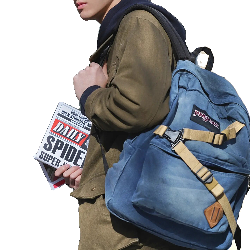 Jansport Backpack Garfield/Spiderman Style School Bag