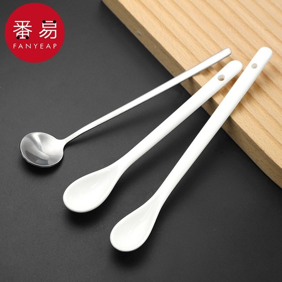 Long-handled mixing spoon A1vq0-seasoning spoon coffee spoon spoon dessert spoon mug with yogurt spoon
Long-handled mixing spoon A1vq0-seasoning spoon coffee spoon spoon dessert spoon mug with yogurt spoon
