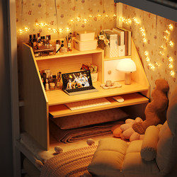 Bed Desk College Student Dormitory Artifact Upper Bunk Suspended Dormitory Lazy under Table Computer Table Foldableing Bed Table Bed Desk College Student Dormitory Artifact Upper Bunk Suspended Dormitory Lazy under Table Computer Table Foldableing Bed Table