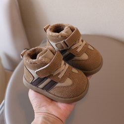 New Winter Snow Cotton Boots for Boys and Girls, Versatile, Soft-Soled, Non-Slip Baby Walking Shoes for 0-1-2 Years Old, Cold-Proof New Winter Snow Cotton Boots for Boys and Girls, Versatile, Soft-Soled, Non-Slip Baby Walking Shoes for 0-1-2 Years Old, Cold-Proof