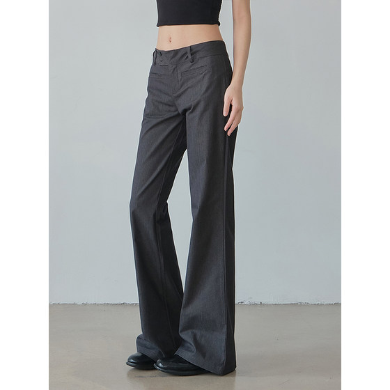 Large size loose and non-sticky gray suit pants for female fat girl low waist mm slimming straight-leg casual suit trousers
Large size loose and non-sticky gray suit pants for female fat girl low waist mm slimming straight-leg casual suit trousers