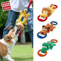 GiGwi Gui is a pull ring tug-of-war dog toy bite-resistant rubber Stuffed vocalization medium and large dog pet corgi GiGwi Gui is a pull ring tug-of-war dog toy bite-resistant rubber Stuffed vocalization medium and large dog pet corgi