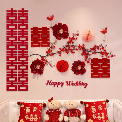 Wedding Room Decoration Set, Garlands for the Newlyweds' Home, Living Room, Bedroom, Background Wall Decoration, Wedding Supplies Collection Wedding Room Decoration Set, Garlands for the Newlyweds' Home, Living Room, Bedroom, Background Wall Decoration, Wedding Supplies Collection