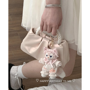 Pearl hand-held cloud bag women's 2024 new trendy Korean small square bag versatile shoulder bag crossbody bag 
Pearl hand-held cloud bag women's 2024 new trendy Korean small square bag versatile shoulder bag crossbody bag