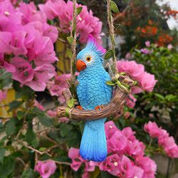 Parrot Pendant Outdoor Courtyard Animal Decoration Ornament Balcony Garden Arrangement Landscaping Resin Crafts Embellishment Parrot Pendant Outdoor Courtyard Animal Decoration Ornament Balcony Garden Arrangement Landscaping Resin Crafts Embellishment