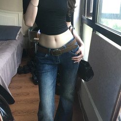 American-Style Spicy Girl~ Retro Distressed Leather Belt for Women, Versatile Ethnic Style Belt, Wasteland Style, Pairs with Jeans, Gives a High-End Feel American-Style Spicy Girl~ Retro Distressed Leather Belt for Women, Versatile Ethnic Style Belt, Wasteland Style, Pairs with Jeans, Gives a High-End Feel