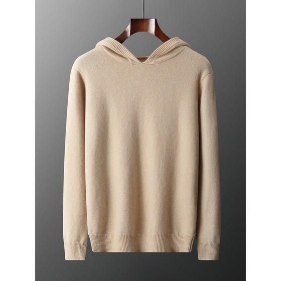 Soft and glutinous cashmere men's hoodie in autumn and winter new seven-needle thickened long-sleeved loose sweater wool knitted base sweater
Soft and glutinous cashmere men's hoodie in autumn and winter new seven-needle thickened long-sleeved loose sweater wool knitted base sweater