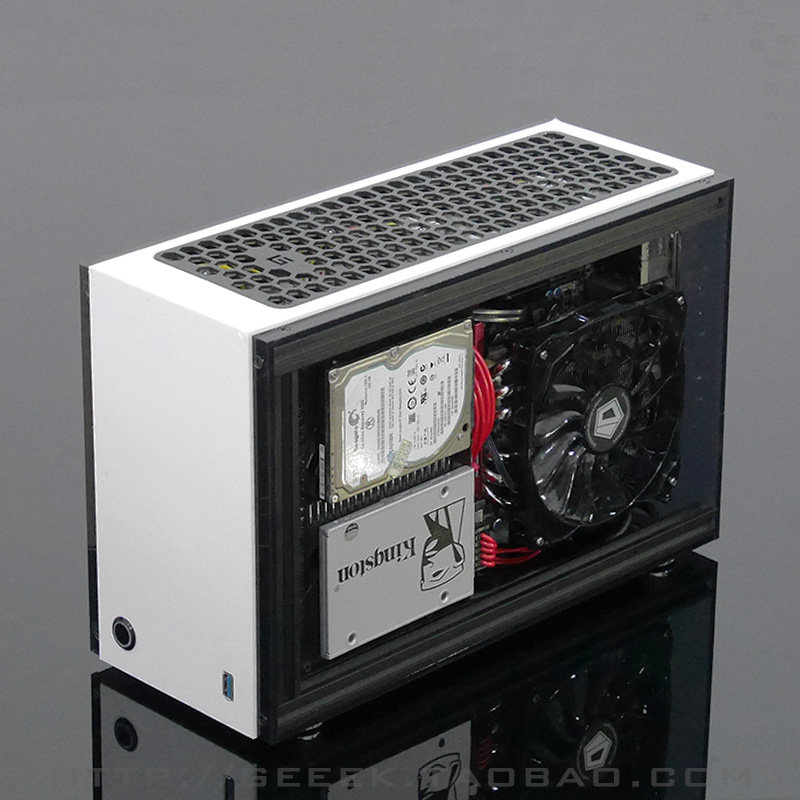 Geeek A50 Mini ITX HTPC Case Acrylic Transparent RGB