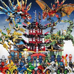 China Building Blocks 2024 New Ninjago Temple Series Complete Set of Miniature Mecha Boys Assembling Toys China Building Blocks 2024 New Ninjago Temple Series Complete Set of Miniature Mecha Boys Assembling Toys
