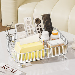 Desktop Tv Air Conditioner Remote Control Storage Box Living Room Coffee Table Tissue Box Acrylic Transparent Light Luxury High-End Desktop Tv Air Conditioner Remote Control Storage Box Living Room Coffee Table Tissue Box Acrylic Transparent Light Luxury High-End