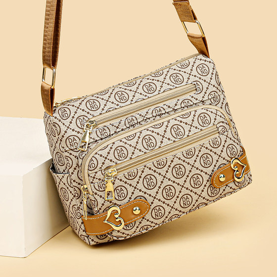 Multi-layer bag women's new fashionable and versatile women's shoulder bag crossbody bag business bag middle-aged and elderly mother bag 
Multi-layer bag women's new fashionable and versatile women's shoulder bag crossbody bag business bag middle-aged and elderly mother bag