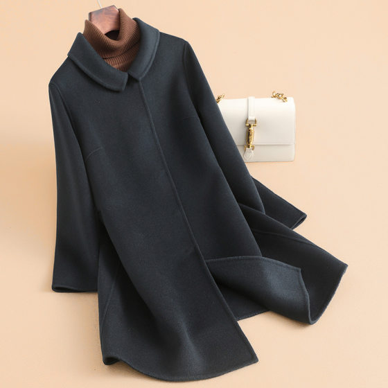 2025 autumn new double-sided wool mid-length large-size women's clothing mother's clothing double-sided wool coat for women
2025 autumn new double-sided wool mid-length large-size women's clothing mother's clothing double-sided wool coat for women