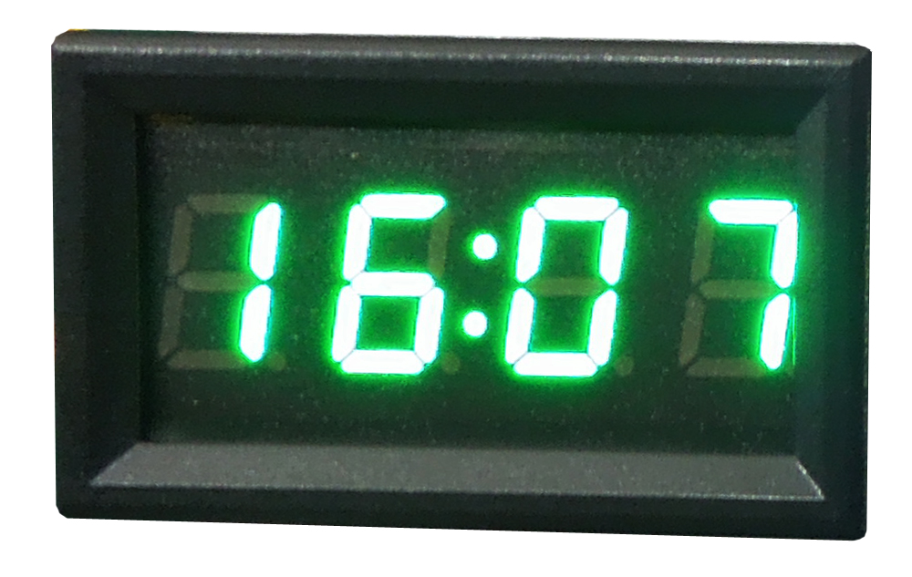 此电子钟采用一键式操作 默认可显示: 时,分,秒,日期,计时器时间( 可