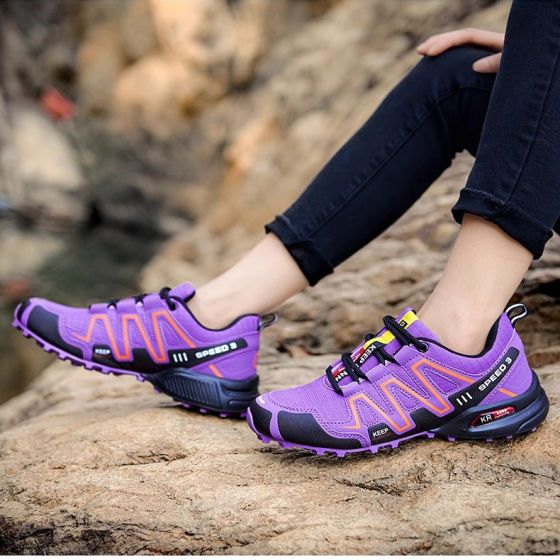 Spring and Autumn Outdoor Lightweight Casual Sports Shoes Women's Anti-Slip Waterproof Mountaineering Travel Shoes Cross-country Running Shoes Soft Sole Riding Shoes
Spring and Autumn Outdoor Lightweight Casual Sports Shoes Women's Anti-Slip Waterproof Mountaineering Travel Shoes Cross-country Running Shoes Soft Sole Riding Shoes
