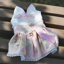 Chinese style pet cheongsam Tang suit dog cat Hanfu dress Teddy Bichon small dog new Chinese style clothes Chinese style pet cheongsam Tang suit dog cat Hanfu dress Teddy Bichon small dog new Chinese style clothes