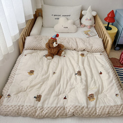 Baby Quilt Pure Cotton A-Grade Maternal and Infant Grade Beanie Quilt Kindergarten Baby Autumn and Winter Quilt Kidsren's Winter Quilt 120X150 Baby Quilt Pure Cotton A-Grade Maternal and Infant Grade Beanie Quilt Kindergarten Baby Autumn and Winter Quilt Kidsren's Winter Quilt 120X150