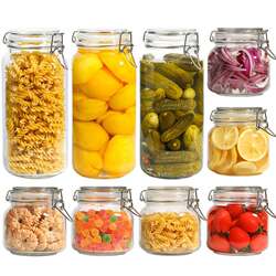 Glass Sealed Jar Food Grade Pickles Pickles Jar For Home Wine Bottle Honey Empty Bottle Small Storage Jar Glass Sealed Jar Food Grade Pickles Pickles Jar For Home Wine Bottle Honey Empty Bottle Small Storage Jar