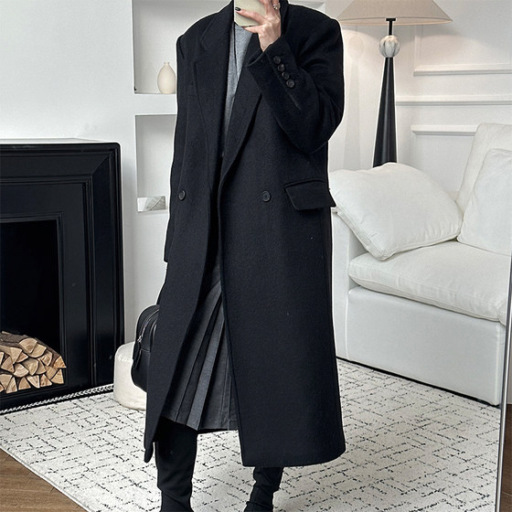 Lang Y 2025 Autumn and Winter New Niche Design Jacket Loose and High-end Long Over-Knee Wool Coat Women
Lang Y 2025 Autumn and Winter New Niche Design Jacket Loose and High-end Long Over-Knee Wool Coat Women