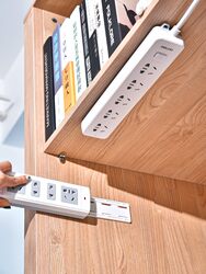 4304. Power Strip Holder, Movable Adhesive Board, Strong Socket/Router Wall-Mounted Card Holder, No-Nail Adhesive 4304. Power Strip Holder, Movable Adhesive Board, Strong Socket/Router Wall-Mounted Card Holder, No-Nail Adhesive