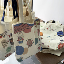 2025 new style zipper canvas bag for primary and secondary school students 2025 new style zipper canvas bag for primary and secondary school students