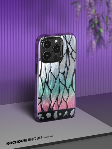 Anime – Demon Slayer Laser Gradient 15, 14, 13, 12 iPhone Case