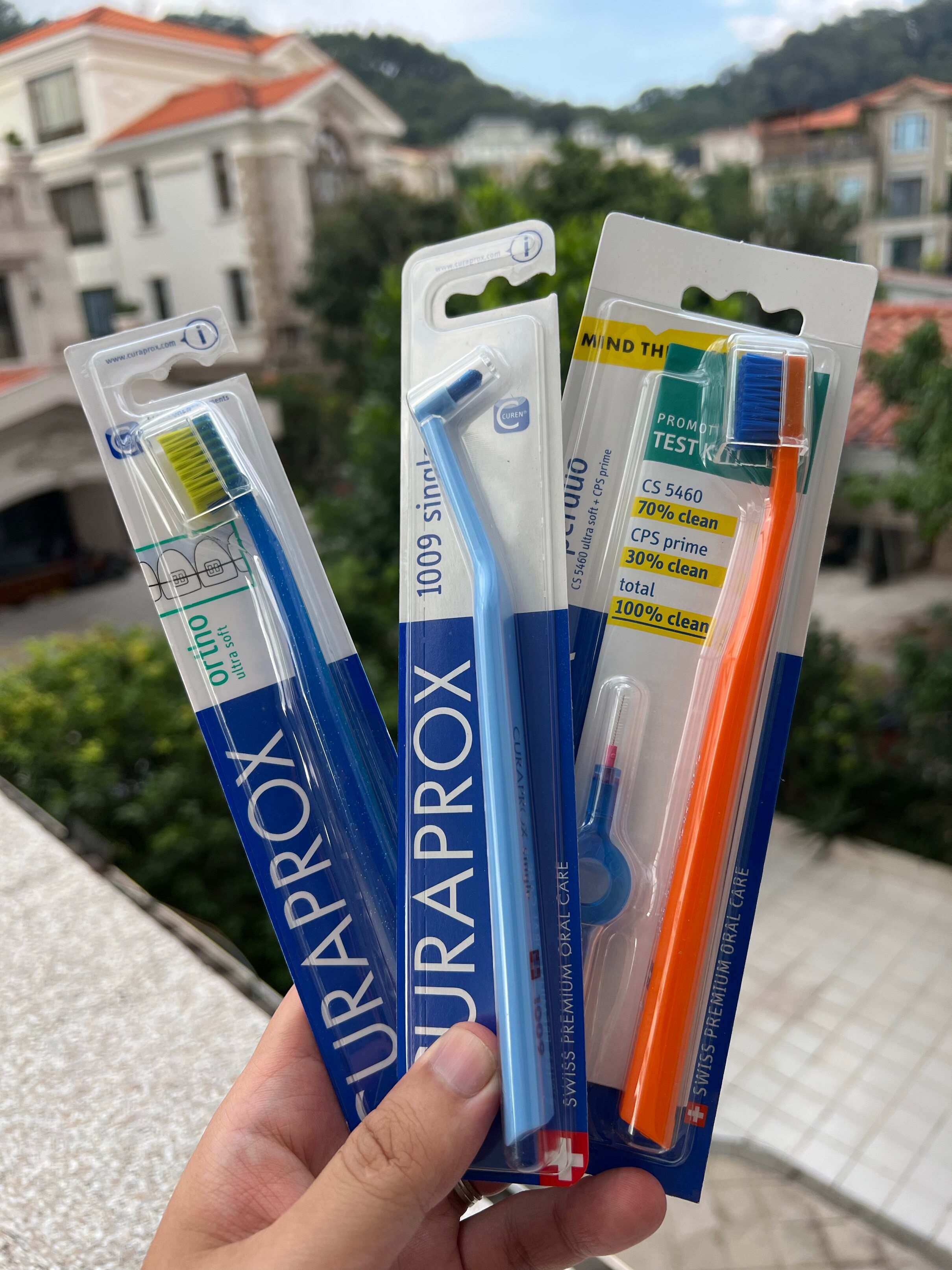 CURAPROX 단일 칫솔 1009 단일 칫솔 독립 스위스 수입 오리지널 구강 청결제 임플란트 칫솔-