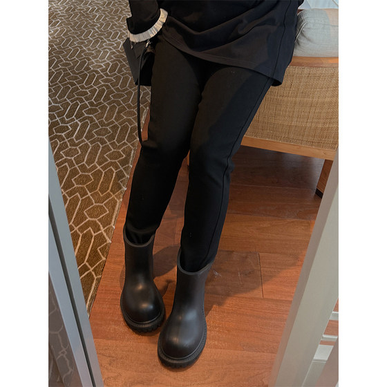Pencil Xiaoxin Large Size Women's Clothing Warm Artifact Warm and solid wear plus velvet slimming pencil pants Large Size plus velvet trousers Pencil Xiaoxin Large Size Women's Clothing Warm Artifact Warm and solid wear plus velvet slimming pencil pants Large Size plus velvet trousers