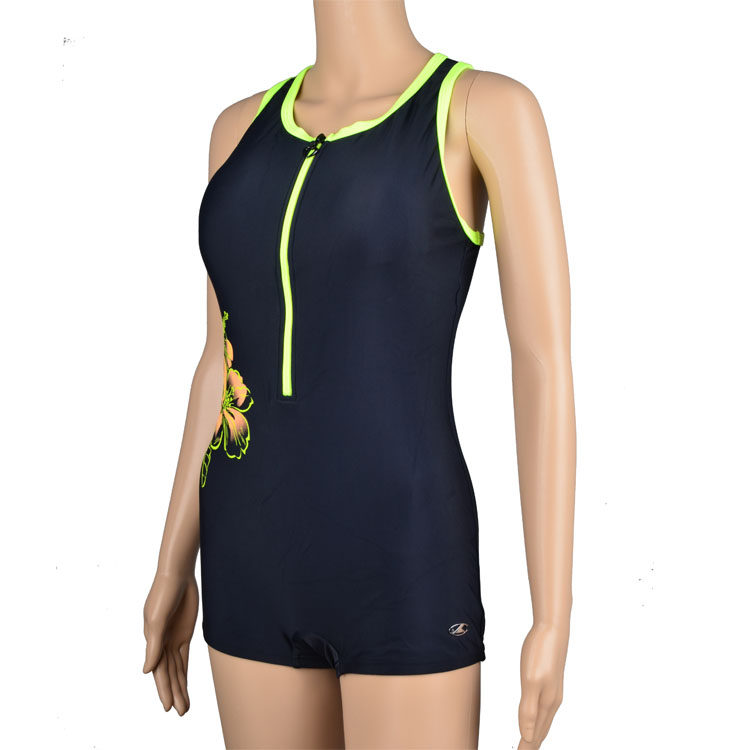 2014新款 正品英发连体泳衣 游泳衣 女式平角泳装 修身显瘦泡温泉