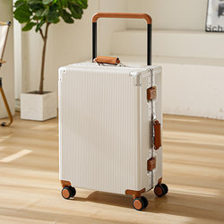 Agoneir Wide Trolley Suitcase for Women 24inch Travel Suitcase for Men 26inch Aluminum Frame Trolley Suitcase 20inch Carry-On Suitcase for Women Agoneir Wide Trolley Suitcase for Women 24inch Travel Suitcase for Men 26inch Aluminum Frame Trolley Suitcase 20inch Carry-On Suitcase for Women