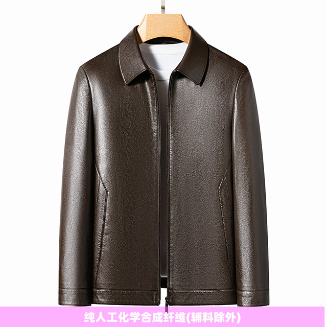 Plock genuine PU non-genuine leather men's velvet thickened jacket lapel leather winter business plus size outdoor cover 
Plock genuine PU non-genuine leather men's velvet thickened jacket lapel leather winter business plus size outdoor cover