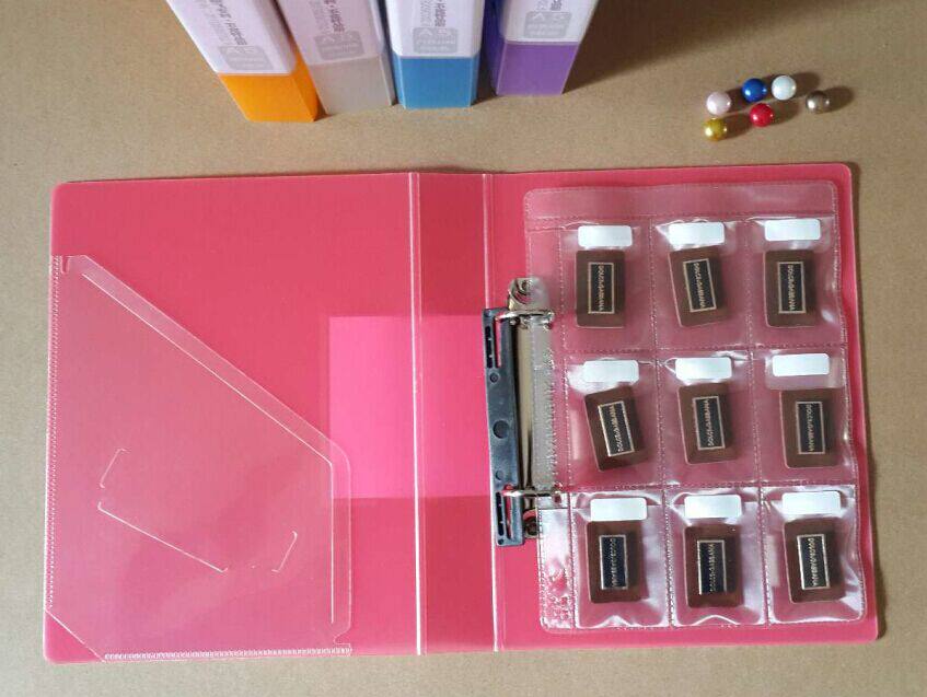 Альбом для нумезматики 古币钱币收藏册硬币纪念币空册本子 6格5页装ｔａｇ徽章收纳周边