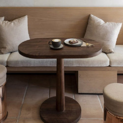 Nordic Style Solid Wood Table Black Walnut Color Coffee Table Coffee Table Oval Dining Table Dining Table Dessert Shop Wooden Table Nordic Style Solid Wood Table Black Walnut Color Coffee Table Coffee Table Oval Dining Table Dining Table Dessert Shop Wooden Table