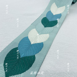7.5cm Wide Curtain Lace Colorful Leaf Jacquard Webbing Clothing Accessories DIY Sofa Cushion Pillow Decorative Fabric Strip 7.5cm Wide Curtain Lace Colorful Leaf Jacquard Webbing Clothing Accessories DIY Sofa Cushion Pillow Decorative Fabric Strip