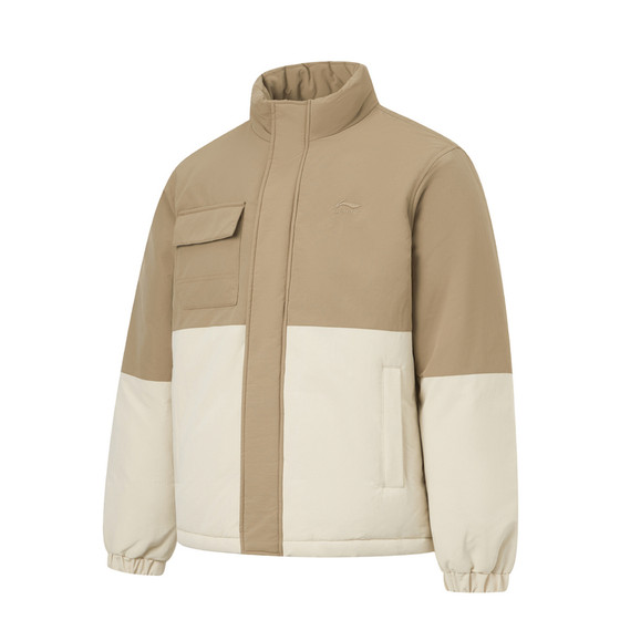 Li Ning men and women same style stand collar warm short down jacket sports life trend fashion color block jacket AYMT207
Li Ning men and women same style stand collar warm short down jacket sports life trend fashion color block jacket AYMT207