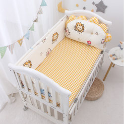 Baby Crib Bumper, Soft Cotton, Removable and Washable, Baby Splicing Bed Bumper, Guardrail, Newborn Bedding Baby Crib Bumper, Soft Cotton, Removable and Washable, Baby Splicing Bed Bumper, Guardrail, Newborn Bedding