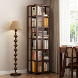 Rotating Bookshelf 360-Degree Children's Bookcase Integrated Against the Wall for Home Use in the Living Room, Simple Multi-Layer Storage Floor-Standing Shelf Rotating Bookshelf 360-Degree Children's Bookcase Integrated Against the Wall for Home Use in the Living Room, Simple Multi-Layer Storage Floor-Standing Shelf