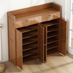 Shoe Cabinet for Home Use at the Entrance, Balcony, Multi-Layer Simple Storage Solution, New 2025 Popular Model, Bamboo Shoe Rack for Entryway Shoe Cabinet for Home Use at the Entrance, Balcony, Multi-Layer Simple Storage Solution, New 2025 Popular Model, Bamboo Shoe Rack for Entryway