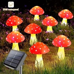 Grass Courtyard Outdoor Park Waterproof Solar Light-Controlled Ground-Plug Simulated Mushroom Lamp Led Landscape Decorative Light Grass Courtyard Outdoor Park Waterproof Solar Light-Controlled Ground-Plug Simulated Mushroom Lamp Led Landscape Decorative Light