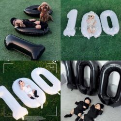 Digital Balloon Baby 100 Days Celebration Outdoor Picnic Decoration Photo Props Setup 100 Days Photo Park Digital Balloon Baby 100 Days Celebration Outdoor Picnic Decoration Photo Props Setup 100 Days Photo Park