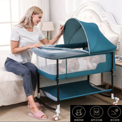 2025 New Multifunctional Crib Newborn Baby Sleeping Cradle Bed Removable Folding Diaper Table 2-in-1 2025 New Multifunctional Crib Newborn Baby Sleeping Cradle Bed Removable Folding Diaper Table 2-in-1